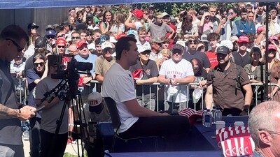 US President Donald Trump condemned Charlie Kirk's killing as "a dark moment for America." (AFP)