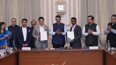 The Maharashtra government has signed a Memorandum of Understanding (MoU) with Lodha Developers to establish a 370-acre Green Integrated Data Centre Park in Palava City. (Lodha Developers) The Maharashtra government has signed a Memorandum of Understanding (MoU) with Lodha Developers to establish a 370-acre Green Integrated Data Centre Park in Palava City. (Lodha Developers)