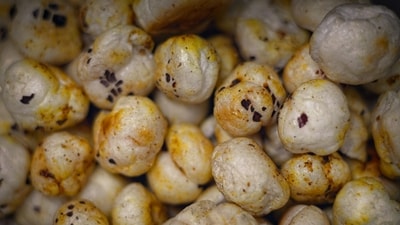 Makhana (roasted fox nuts) can be a healthy snack option for gut health. (Pic courtesy: Unsplash) Makhana (roasted fox nuts) can be a healthy snack option for gut health. (Pic courtesy: Unsplash)