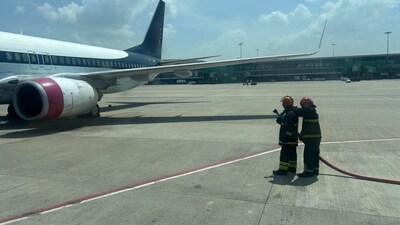 SpiceJet said in a statement that no warnings or indications were observed in the cockpit (HT Photo) SpiceJet said in a statement that no warnings or indications were observed in the cockpit (HT Photo)