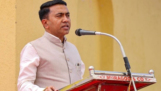 Goa Chief Minister Pramod Sawant. (PTI)
