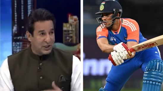 Wasim Akram and Shubman Gill