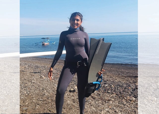 Smruti Mirani, who runs a freediving-tour company, wants to build a community for the sport. Smruti Mirani, who runs a freediving-tour company, wants to build a community for the sport.
