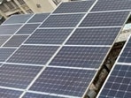 (Representative image) The projects, backed by Invest UP, will manufacture solar cells and modules, aligned with UP’s 2023 summit commitments and India’s green energy goals. (HT Archive)