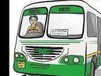 Dharamshala HRTC divisional manager Pankaj Chadha, while speaking to the media on Thursday, said the operation of these buses helped the devotees reach their destinations on time. (HT File)