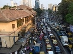 Mumbai, India. Apr 09, 2025: The Elphinstone Bridge in the Prabhadevi area of Mumbai will be closed for two years starting April 10, 2025. Mumbai Metropolitan Region Development Authority (MMRDA) will demolish the bridge and construct the new Elphinstone Bridge and the Seree-Worli. Connector. Mumbai, India. Apr 09, 2025. (Photo by Raju Shinde/HT Photo) (Hindustan Times)