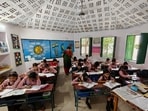 The science stream needs to be offered in more government schools. Students from under-served areas will likely miss out on jobs/entrepreneurship opportunities if they have less access to STEM education. (HT Photo)