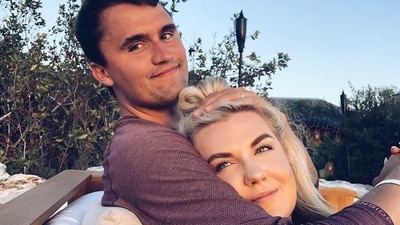 Charlie Kirk and Erika shared two young children, a three-year-old daughter and a one-year-old son. (Instagram/@mrserikakirk) Charlie Kirk and Erika shared two young children, a three-year-old daughter and a one-year-old son. (Instagram/@mrserikakirk)