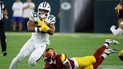 The Green Bay Packers vs Washington Commanders game is at The game at Lambeau Field. (AP) The Green Bay Packers vs Washington Commanders game is at The game at Lambeau Field. (AP)