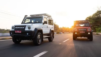 The Force Gurkha continues to have a very strong road presence regardless of whether it is driving forward or just standing still. It continues to be influenced by the Mercedes G Wagon and appears proud of it. The Force Gurkha continues to have a very strong road presence regardless of whether it is driving forward or just standing still. It continues to be influenced by the Mercedes G Wagon and appears proud of it.