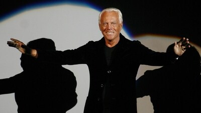 Giorgio Armani died at home at 91, the fashion house said. (AP) Giorgio Armani died at home at 91, the fashion house said. (AP)