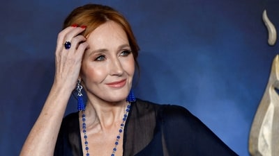 JK Rowling publicly criticized UK Prime Minister Keir Starmer over his remarks following Charlie Kirk's killing. (AP)