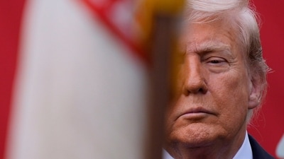 President Donald Trump has softened his tone towards India on the subject of tariffs after a recent exchange of admiration with PM Narendra Modi. (AP) President Donald Trump has softened his tone towards India on the subject of tariffs after a recent exchange of admiration with PM Narendra Modi. (AP)