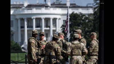 Trump, in his second term, first took the National Guards (NG) to Washington DC, pushing a slew of questionable measures to bring down crime. He has cast aside constitutional propriety to do this. (AFP) Trump, in his second term, first took the National Guards (NG) to Washington DC, pushing a slew of questionable measures to bring down crime. He has cast aside constitutional propriety to do this. (AFP)