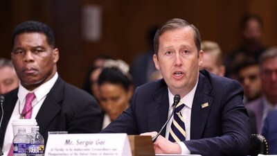 Trump's nominee for ambassador to India, Sergio Gor also reaffirmed trade talks between India and the US, saying that they were close to clinching a deal. (Reuters)