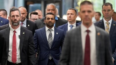 FBI Director Kash Patel attends a press conference announcing details on the suspect in the shooting of U.S. conservative commentator Charlie Kirk, who was fatally shot during an event at Utah Valley University, in Orem, Utah. (REUTERS)