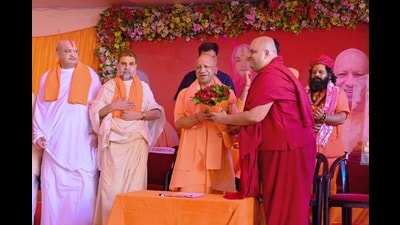 Uttar Pradesh CM Yogi Adityanath at an event in Ayodhya on September 12. (Sourced) Uttar Pradesh CM Yogi Adityanath at an event in Ayodhya on September 12. (Sourced)