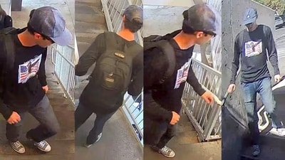 The FBI had released multiple photos of the suspect in the Charlie Kirk shooting investigation. (FBI) The FBI had released multiple photos of the suspect in the Charlie Kirk shooting investigation. (FBI)