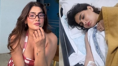 Karishma Sharma wrote that she is covered in bruises. Karishma Sharma wrote that she is covered in bruises.