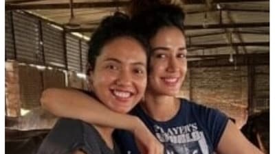 Disha Patani's sister Khushboo Patani had courted controversy with her comments on live-in relationships. Disha Patani's sister Khushboo Patani had courted controversy with her comments on live-in relationships.
