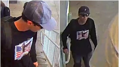 The UVU student described the man as "tall, skinny-ish white dude (who) had dark hair. He had this backpack on and was wearing dark clothes". (X/@FBISaltLakeCity) The UVU student described the man as "tall, skinny-ish white dude (who) had dark hair. He had this backpack on and was wearing dark clothes". (X/@FBISaltLakeCity)