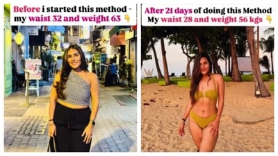 Dietician dropped 7 kilos after following the 18-10-8-4-1 method. (PC: IG/@dieticianricha2095) Dietician dropped 7 kilos after following the 18-10-8-4-1 method. (PC: IG/@dieticianricha2095)