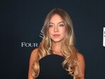 Sydney Sweeney attends the 2025 Road to the Golden Globes Party at the Four Seasons Toronto during the Toronto International Film Festival.