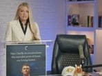 Erika Kirk, wife of conservative political activist Charlie Kirk.