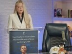 Erika Kirk made her first remarks since Charlie Kirk's death Erika Kirk made her first remarks since Charlie Kirk's death