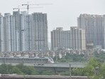 In the case of the 82km RRTS project, Delhi’s share is about 3.5% while UP has a share of 16.5%. (Sakib Ali/HT Photo)