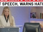 Charlie Kirk's wife cries in first speech after assassination, warns his haters