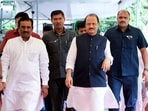 Pawar announced that similar Jansamvad events will be organised across Maharashtra, with him and senior party leaders personally participating. (HT) Pawar announced that similar Jansamvad events will be organised across Maharashtra, with him and senior party leaders personally participating. (HT)