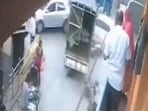 The victim was walking along the busy Cottonpet Main Road when the accident occurred.