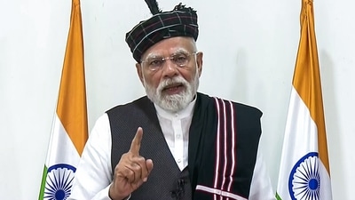 Prime Minister Narendra Modi described Manipur as a land of hope and promise, adding that the state is beginning to recover after a spell of violence that had gripped the region. (ANI) Prime Minister Narendra Modi described Manipur as a land of hope and promise, adding that the state is beginning to recover after a spell of violence that had gripped the region. (ANI)