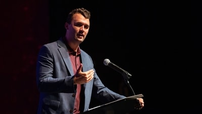 The White House has shared a One minute six second video showing Kirk and discussing his past as an activist and the founder of Turning Point USA. (AP) The White House has shared a One minute six second video showing Kirk and discussing his past as an activist and the founder of Turning Point USA. (AP)