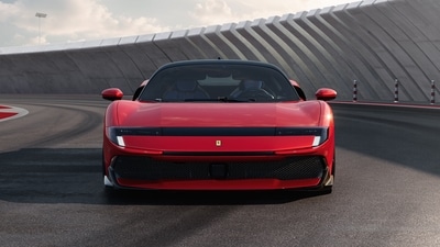 The Ferrari 849 Testarossa gets a blend of retro-modern styling. The Ferrari 849 Testarossa gets a blend of retro-modern styling.