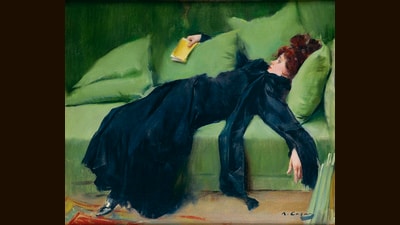 How much of it can one take? Above, After the Ball, 1899; by Ramon Casas. (Wikimedia) How much of it can one take? Above, After the Ball, 1899; by Ramon Casas. (Wikimedia)