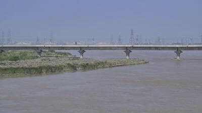 Increased level of Yamuna near DND flyover last week. (RAJ K RAJ /HT PHOTO) Increased level of Yamuna near DND flyover last week. (RAJ K RAJ /HT PHOTO)