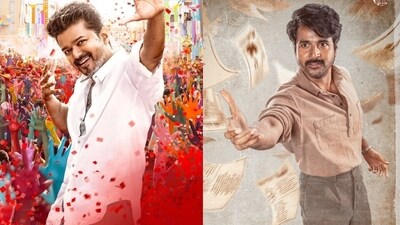 Vijay and Sivakarthikeyan headline Jana Nayagan and Parasakhti, respectively. Vijay and Sivakarthikeyan headline Jana Nayagan and Parasakhti, respectively.