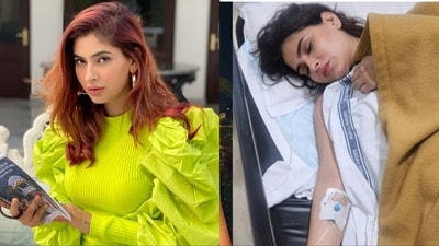 Karishma Sharma met with the accident a few days ago. Karishma Sharma met with the accident a few days ago.