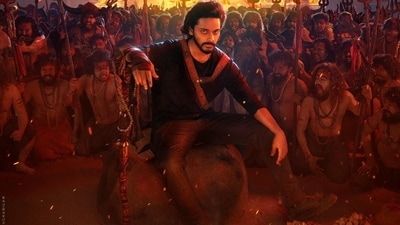 Karthik Ghattamaneni's action fantasy film stars Teja Sajja as Vedha. Karthik Ghattamaneni's action fantasy film stars Teja Sajja as Vedha.