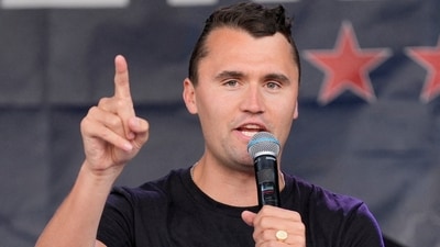 Charlie Kirk, co-founder of Turning Point USA, was shot dead on Wednesday during an event at Utah Valley University. (REUTERS)