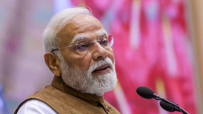 Prime Minister Narendra Modi addresses a conference in New Delhi. (PMO) Prime Minister Narendra Modi addresses a conference in New Delhi. (PMO)