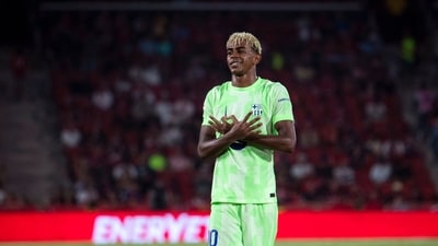 Barcelona's Lamine Yamal is expected to miss the match against Valencia as well as the game against Newcastle. (AFP) Barcelona's Lamine Yamal is expected to miss the match against Valencia as well as the game against Newcastle. (AFP)
