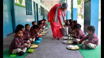 The funds were cleared by the Punjab Mid-Day Meal Society nearly after three months. (HT File) The funds were cleared by the Punjab Mid-Day Meal Society nearly after three months. (HT File)