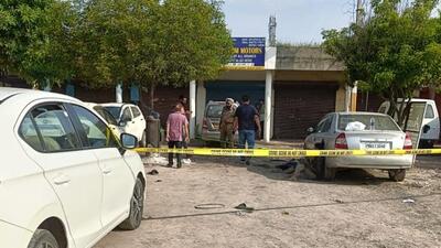 The victim, Harvinder Singh, was a resident of Kharar. His friend was also found injured nearby and remains under treatment at the Mohali civil hospital. (HT) The victim, Harvinder Singh, was a resident of Kharar. His friend was also found injured nearby and remains under treatment at the Mohali civil hospital. (HT)