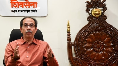 Shiv Sena (UBT) chief Uddhav Thackeray addresses a press conference, in Mumbai, Saturday, Sept. 13, 2025. (PTI Photo) (PTI09_13_2025_000142A) (PTI) Shiv Sena (UBT) chief Uddhav Thackeray addresses a press conference, in Mumbai, Saturday, Sept. 13, 2025. (PTI Photo) (PTI09_13_2025_000142A) (PTI)