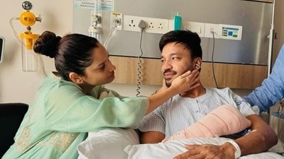 Ankita Lokhande stayed beside husband Vicky Jain through 72 hours in the hospital. Ankita Lokhande stayed beside husband Vicky Jain through 72 hours in the hospital.