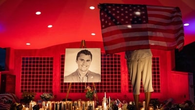 Turning Point USA also released a statement paying tribute to Charlie Kirk (AFP) Turning Point USA also released a statement paying tribute to Charlie Kirk (AFP)