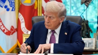 US President Donald Trump issued a letter to NATO nations on Saturday. (AP) US President Donald Trump issued a letter to NATO nations on Saturday. (AP)
